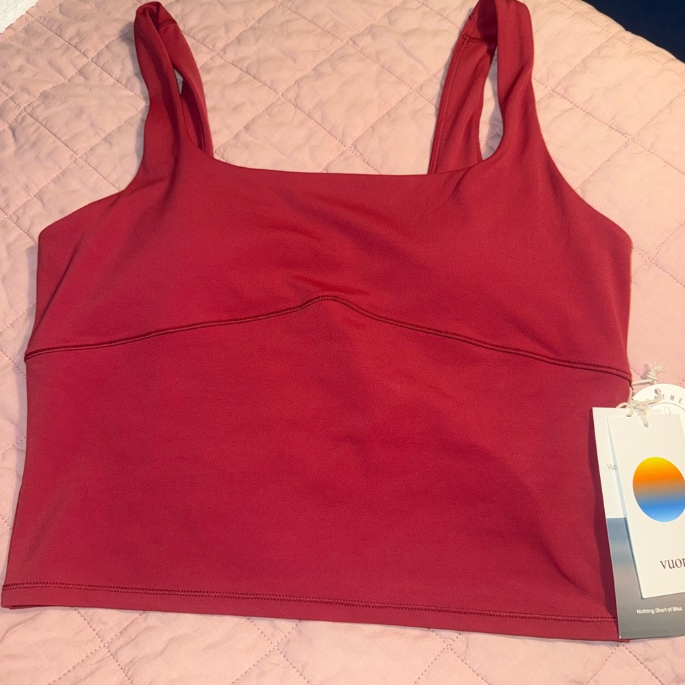 Vuori Dark Pink Tank Top